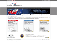 Tablet Screenshot of polishtranslators.co.uk